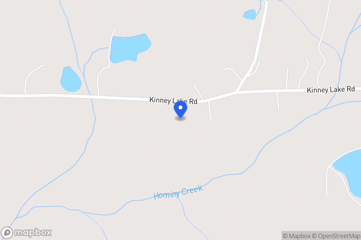 Map of 548 Kinney Lake Rd
