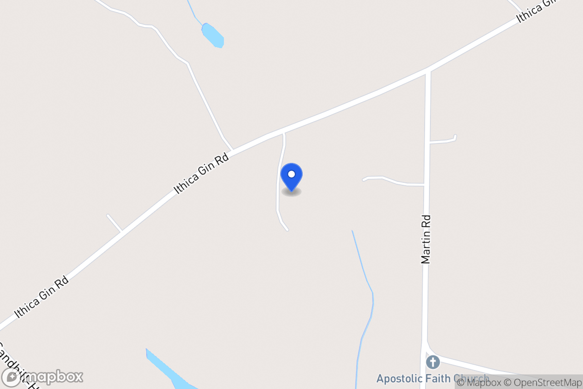 Map of 1090 Ithica Gin Rd