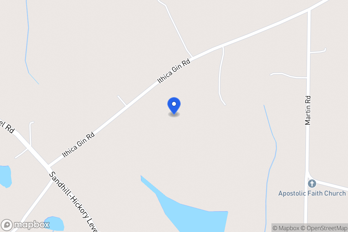 Map of 1248 Ithica Gin Rd