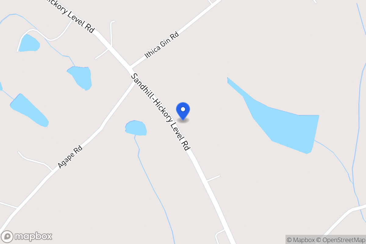 Map of 1471 Sandhill Hickory Level Rd
