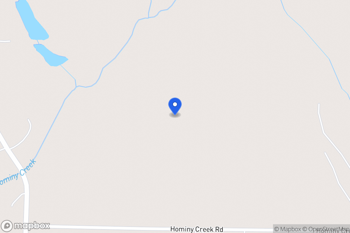 Map of Hominy Creek Rd