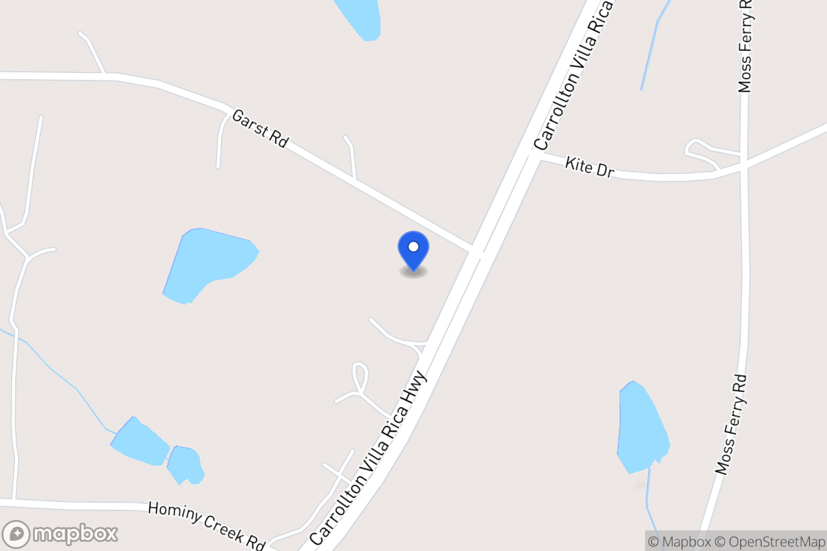Map of 4628 Carrollton Villa Rica Hwy