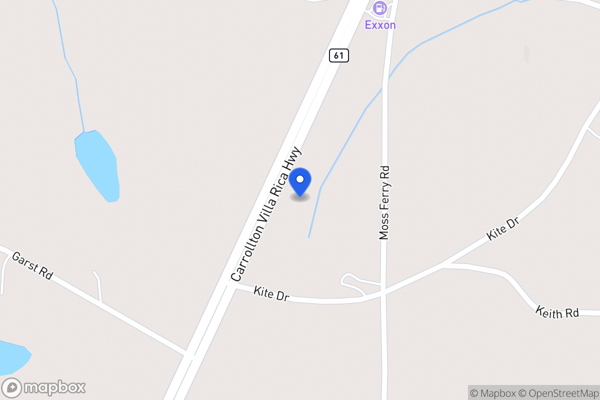 Map of 4775 Carrollton Villa Rica Hwy