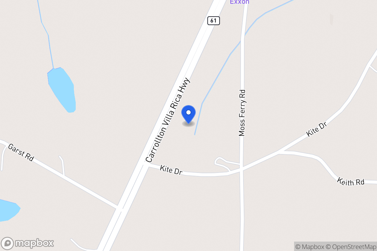 Map of 4763 Carrollton Villa Rica Hwy