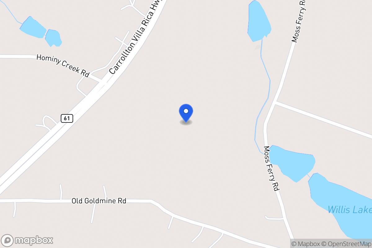 Map of 4465 Carrollton Villa Rica Hwy