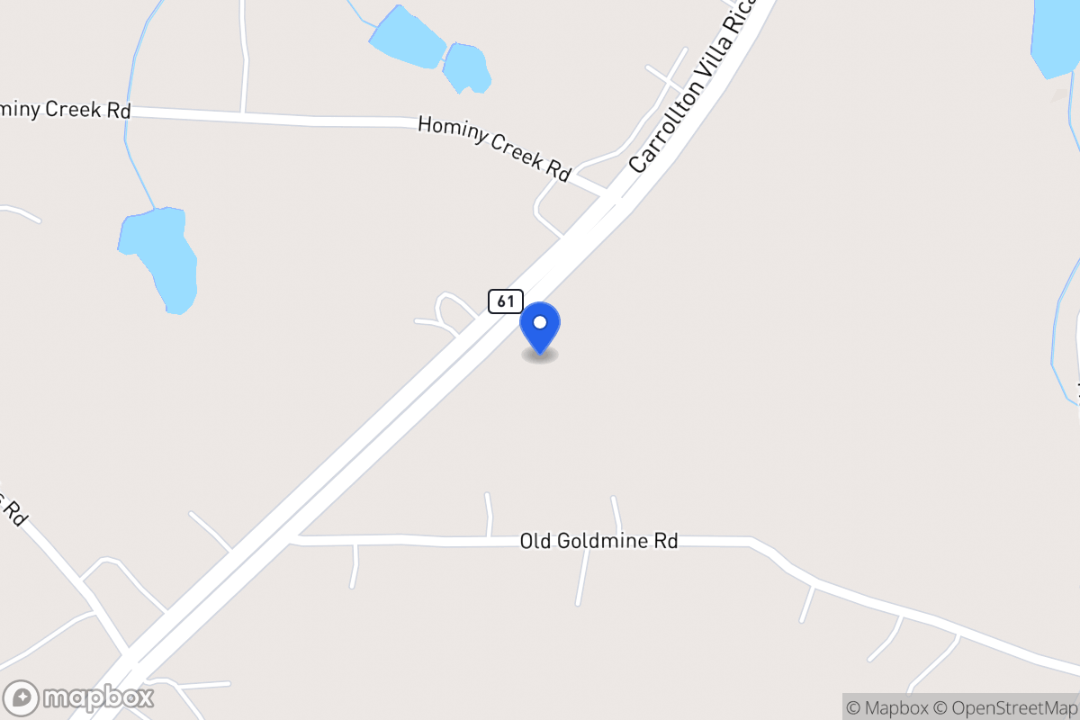 Map of 4418 Carrollton Villa Rica Hwy