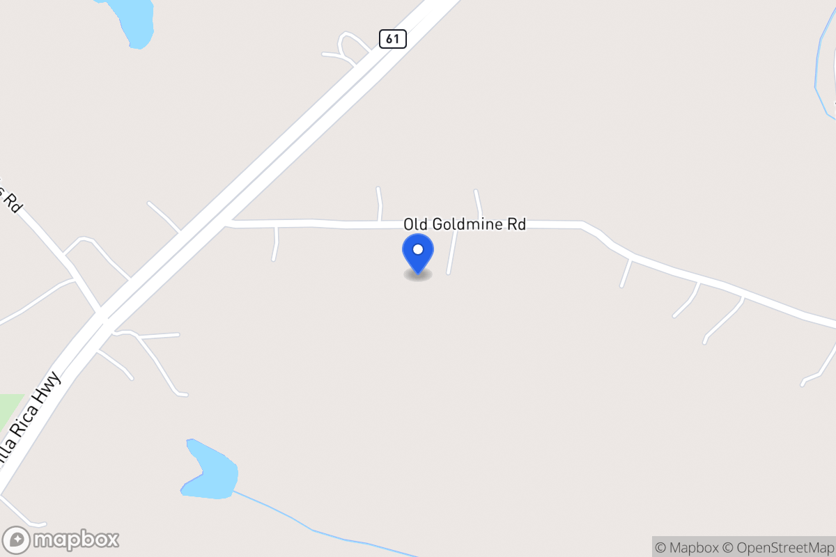 Map of 119 Old Goldmine Rd