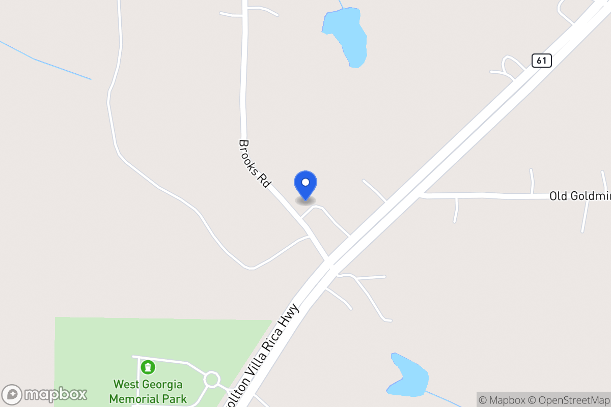 Map of 4260 Carrollton Villa Rica Hwy