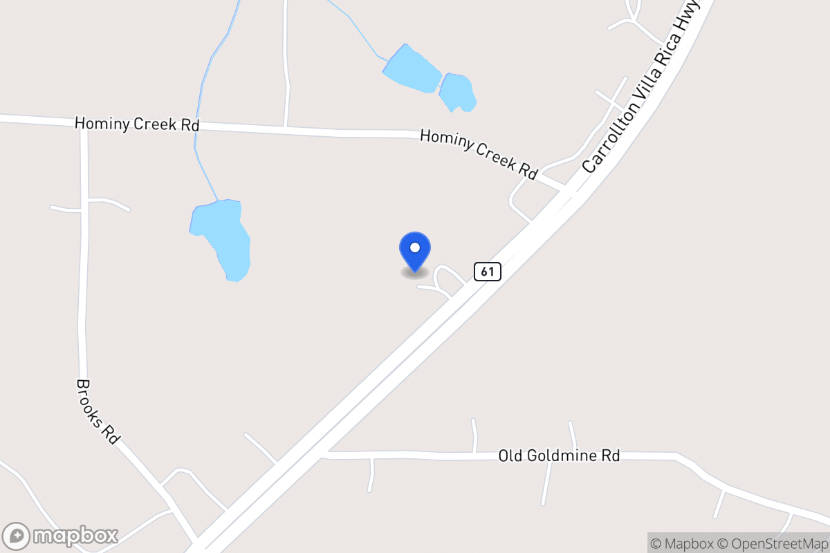 Map of 4414 Carrollton Villa Rica Hwy