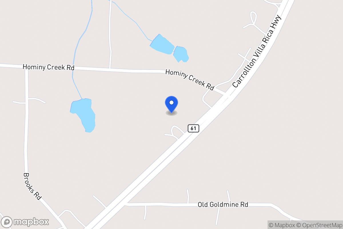 Map of 4416 Carrollton Villa Rica Hwy