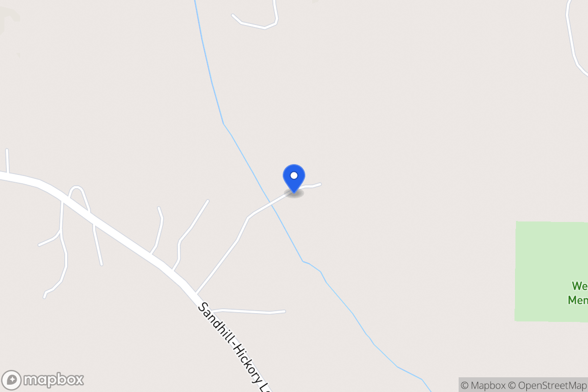 Map of 423 Sandhill Hickory Level Rd