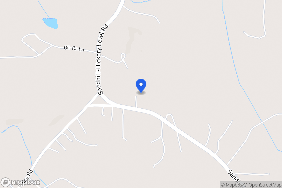 Map of 565 Sandhill Hickory Level Rd