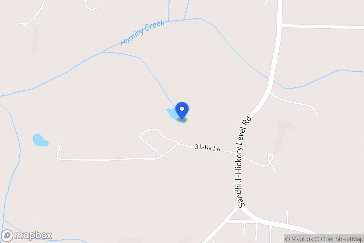 Map of 692 Sandhill Hickory Level Rd