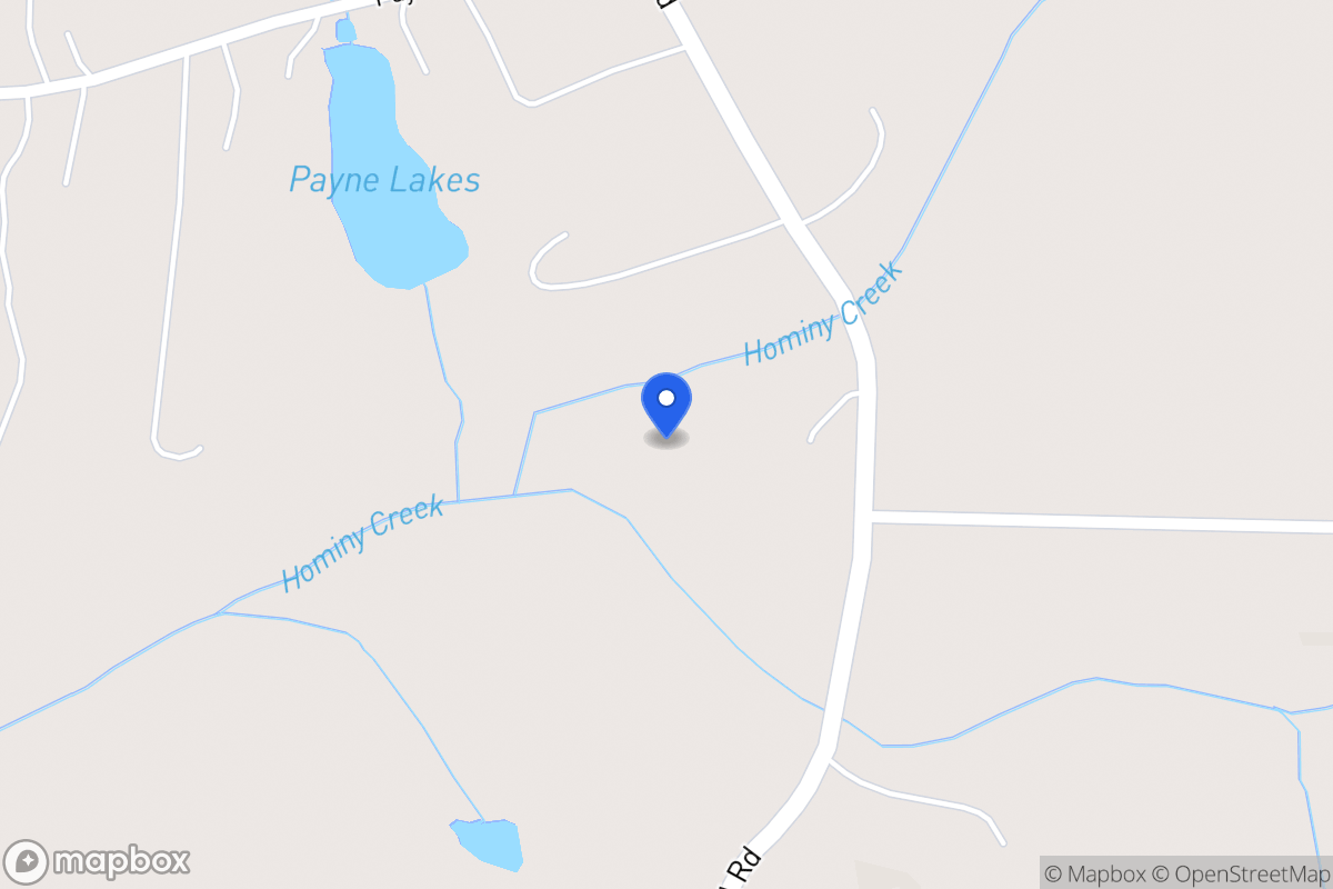 Map of 862 Sandhill Hickory Level Rd
