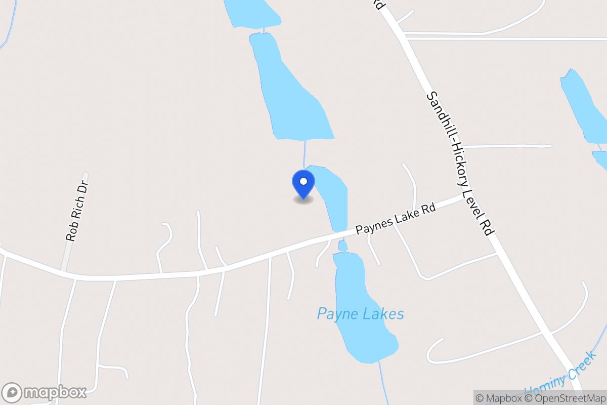 Map of 107 Paynes Lake Rd