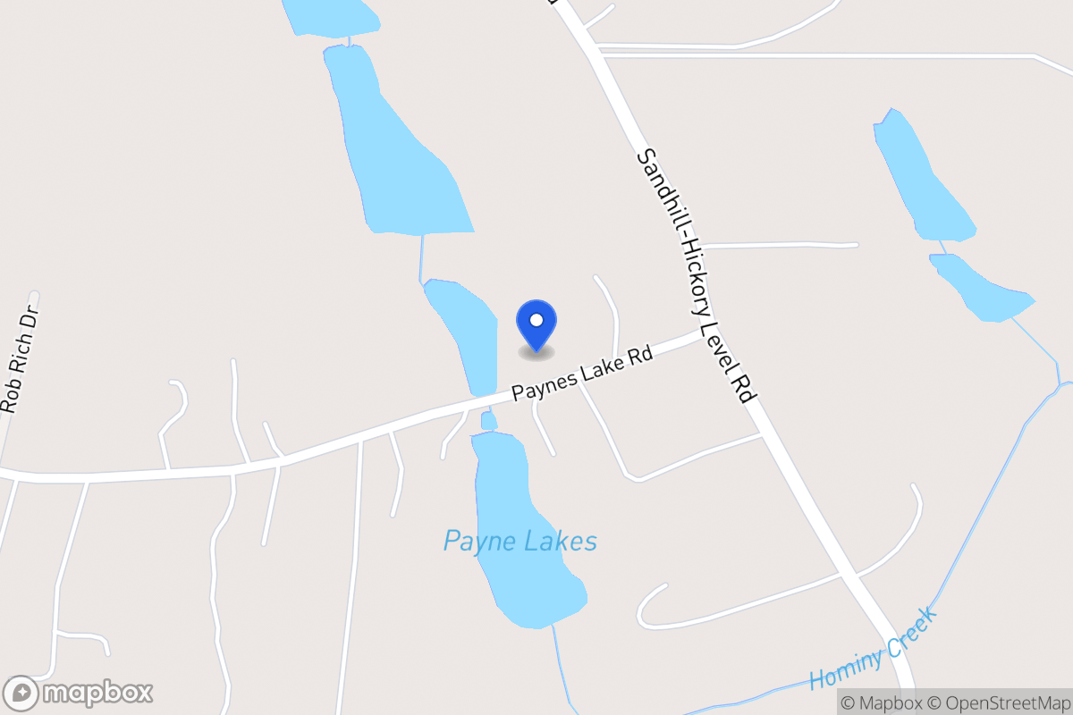 Map of 61 Paynes Lake Rd