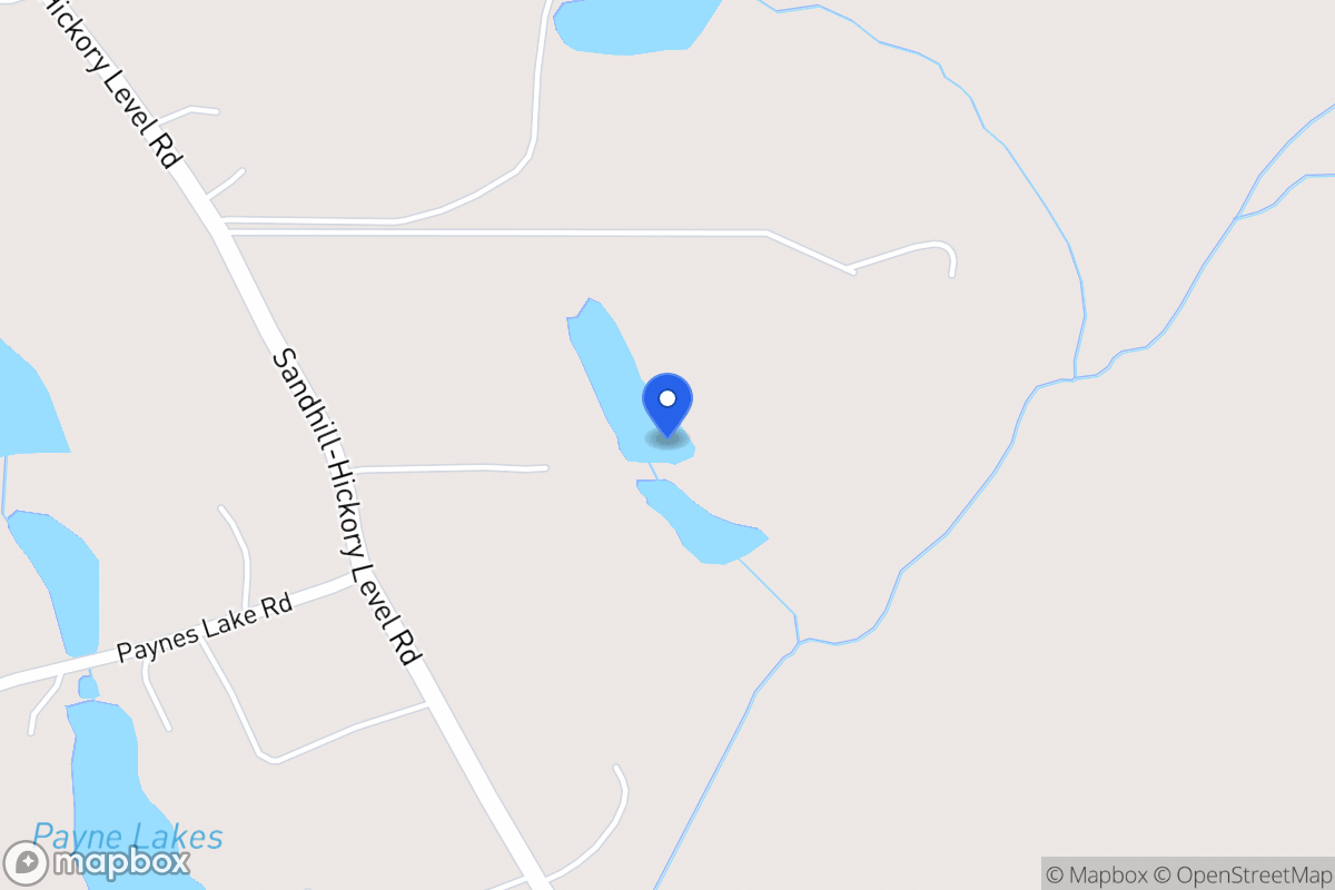Map of 1067 Sandhill Hickory Level Rd