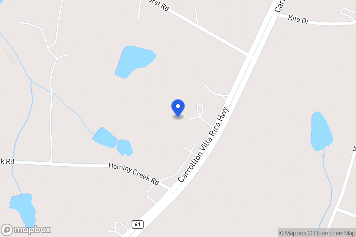 Map of 4562 Carrollton Villa Rica Hwy