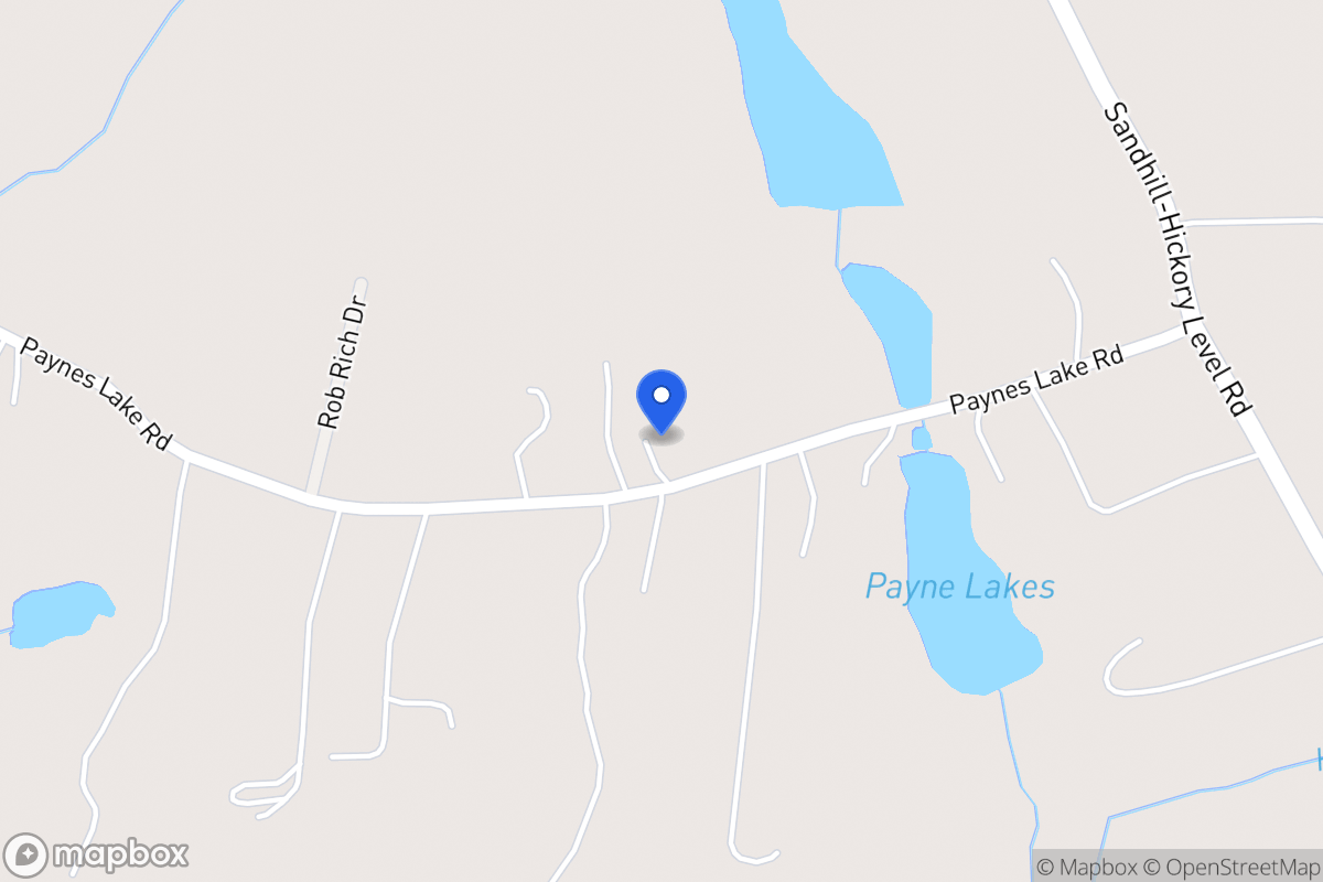 Map of 159 Paynes Lake Rd