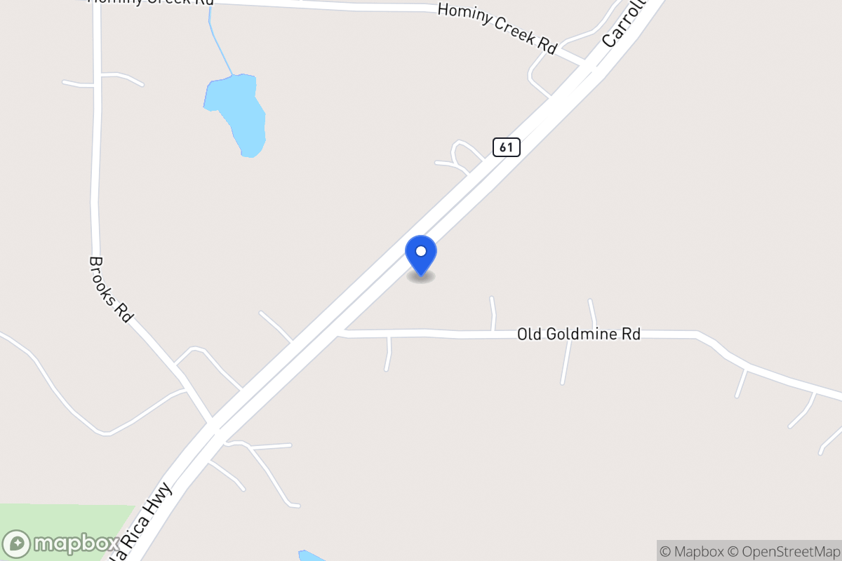 Map of 4365 Carrollton Villa Rica Hwy