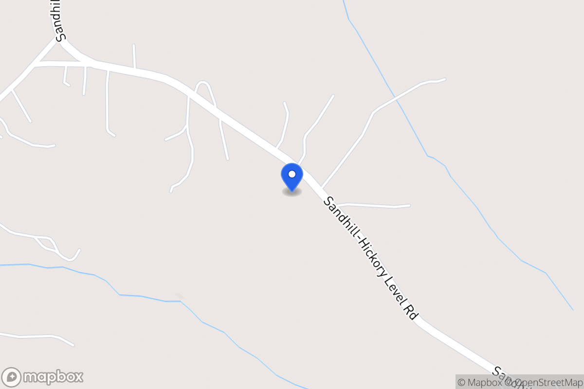 Map of 436 Sandhill Hickory Level Rd