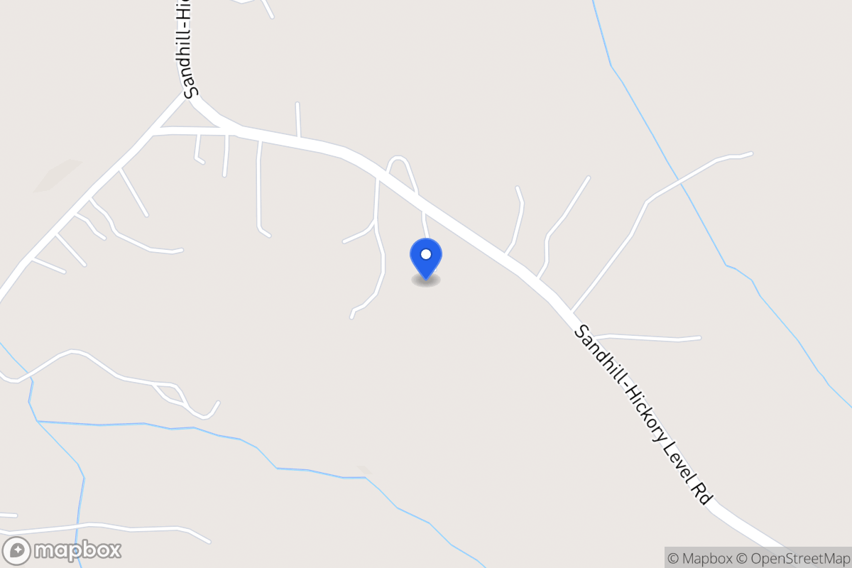 Map of 482 Sandhill Hickory Level Rd