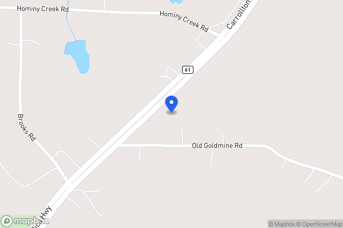 Map of 4375 Carrollton Villa Rica Hwy