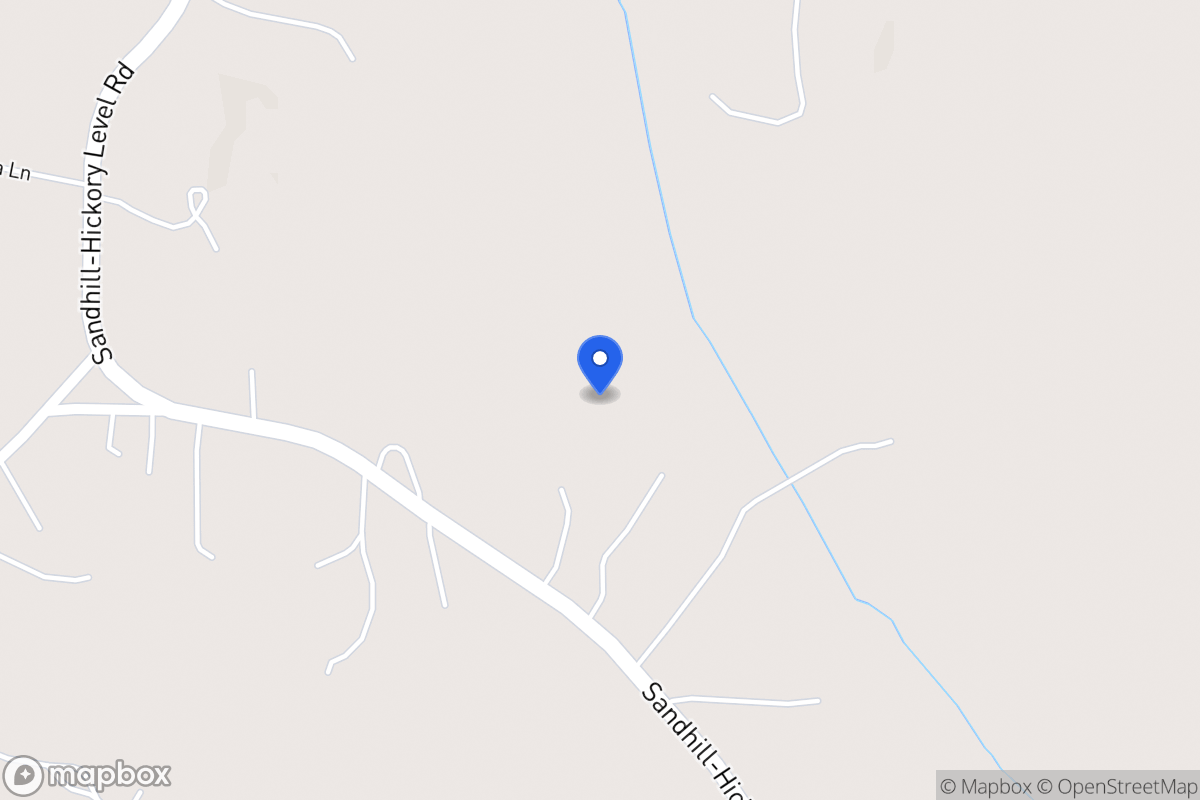 Map of 465 Sandhill Hickory Level Rd
