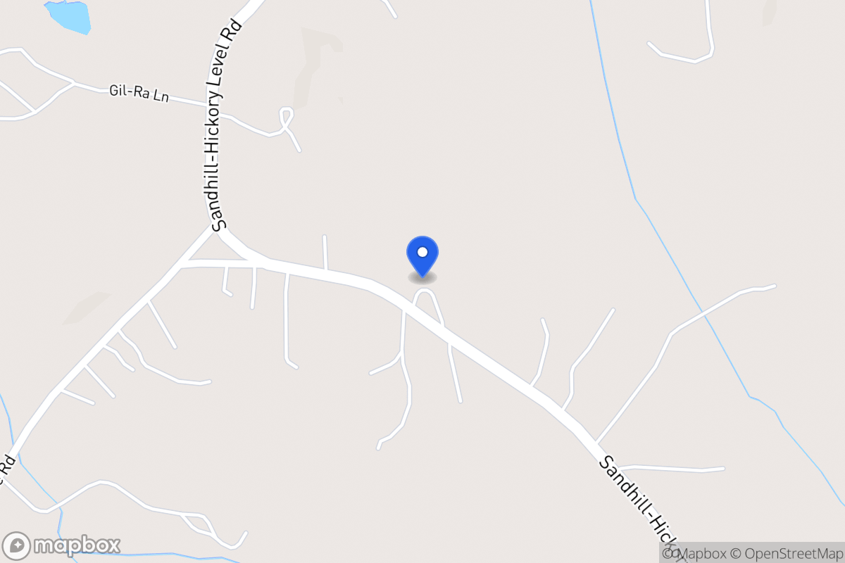 Map of 505 Sandhill Hickory Level Rd
