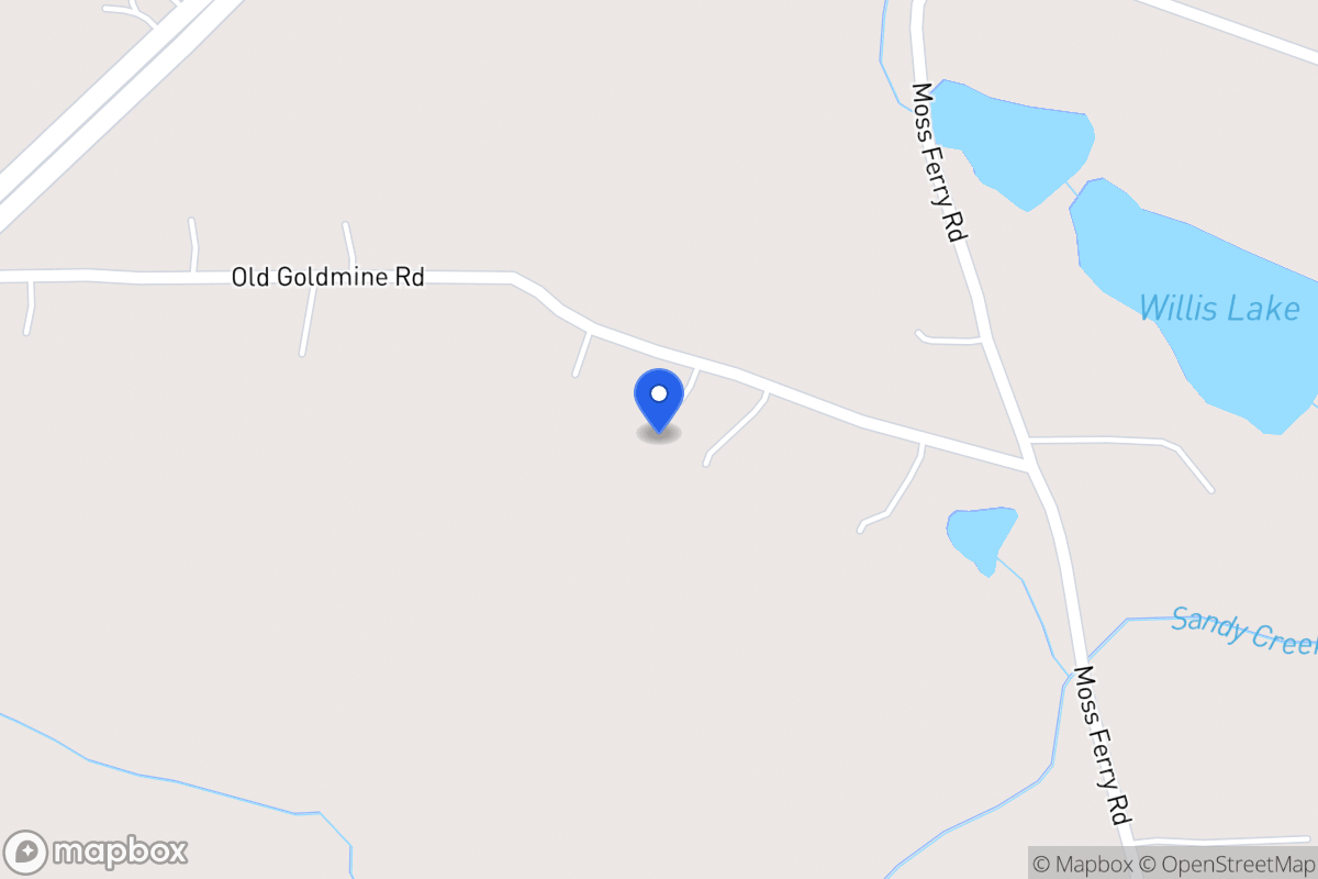 Map of 245 Old Goldmine Rd