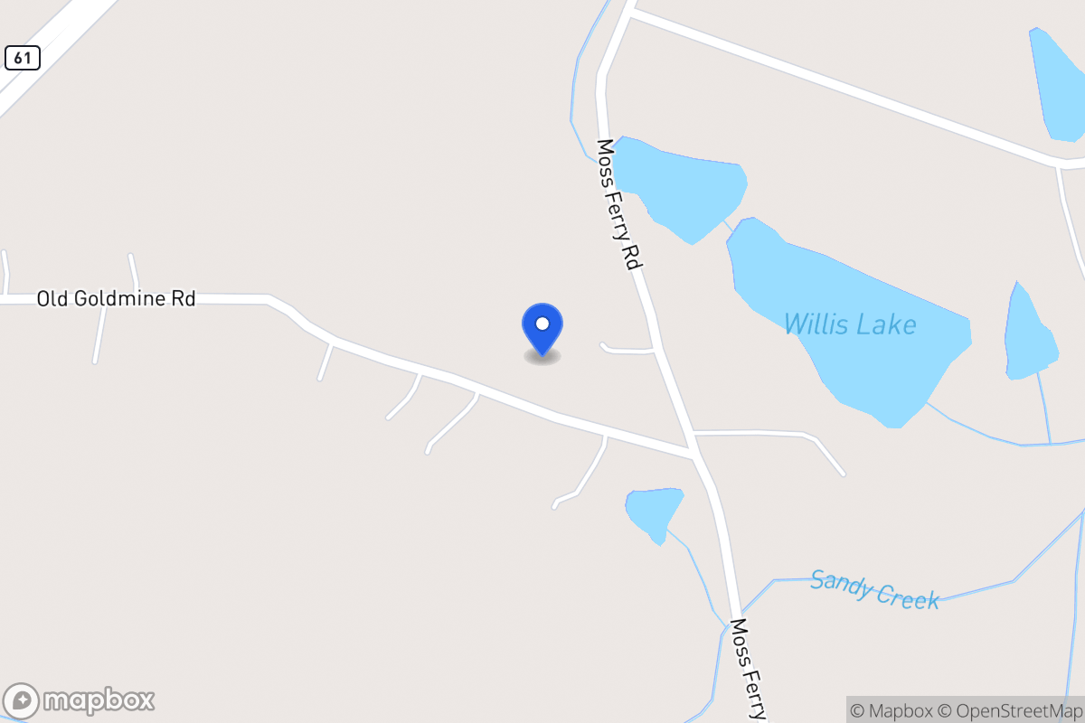 Map of 268 Old Goldmine Rd