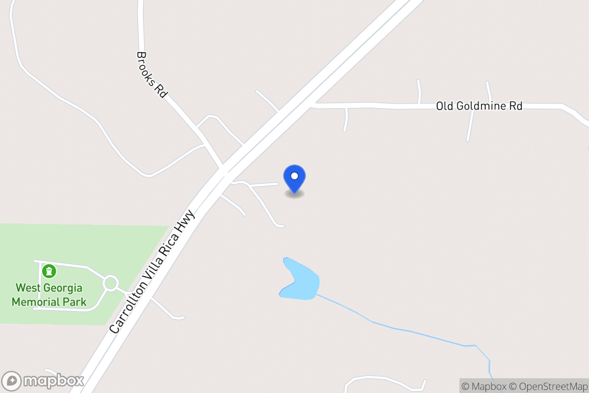 Map of 4249 Carrollton Villa Rica Hwy