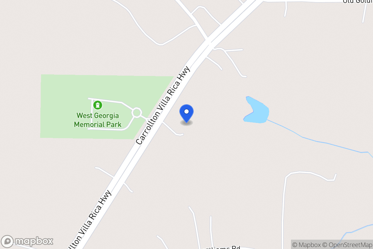 Map of 4191 Carrollton Villa Rica Hwy