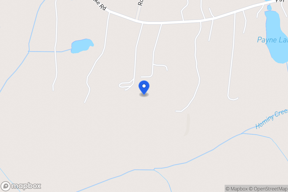 Map of 166 Paynes Lake Rd
