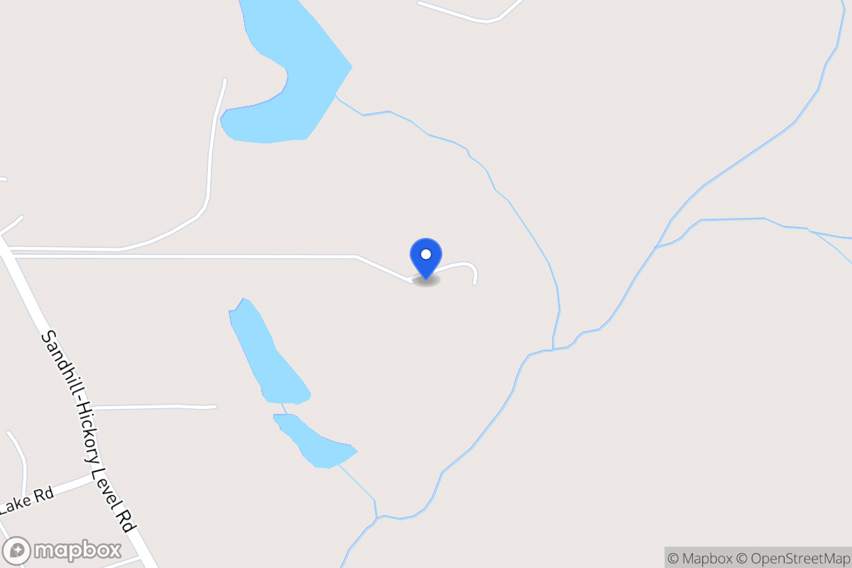 Map of 1153 Sandhill Hickory Level Rd