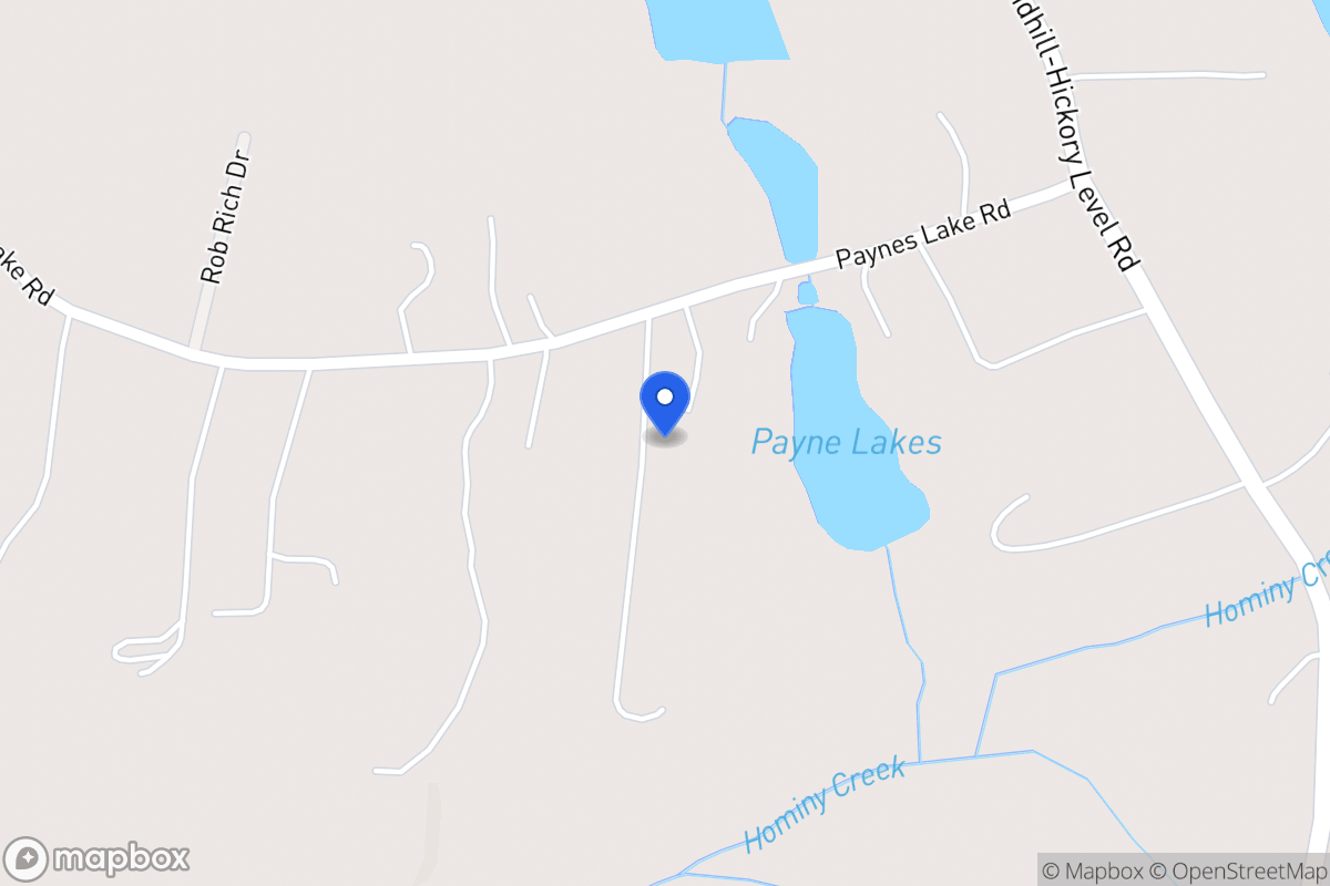 Map of 118 Paynes Lake Rd