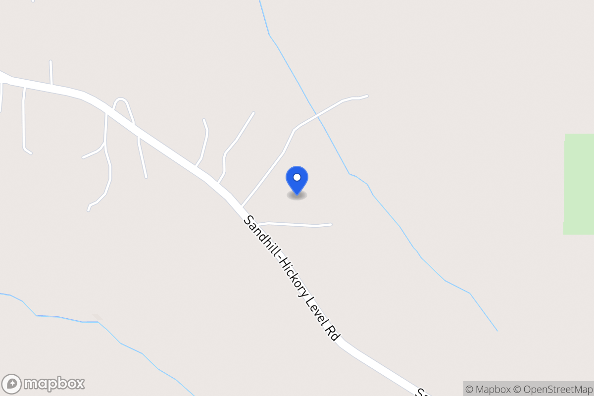 Map of 411 Sandhill Hickory Level Rd
