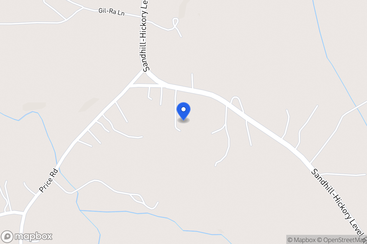 Map of 568 Sandhill Hickory Level Rd