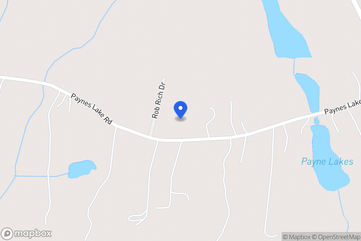 Map of 163 Paynes Lake Rd