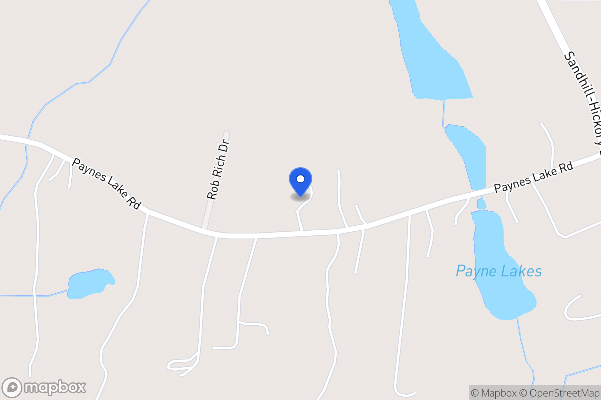 Map of 153 Paynes Lake Rd