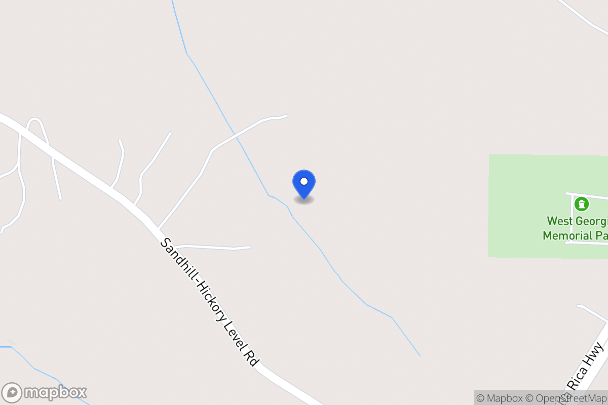 Map of 395 Sandhill Hickory Level Rd