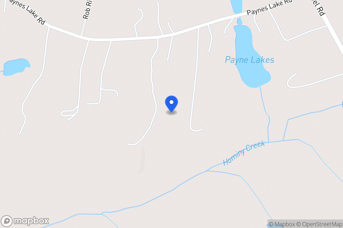 Map of 140 Paynes Lake Rd
