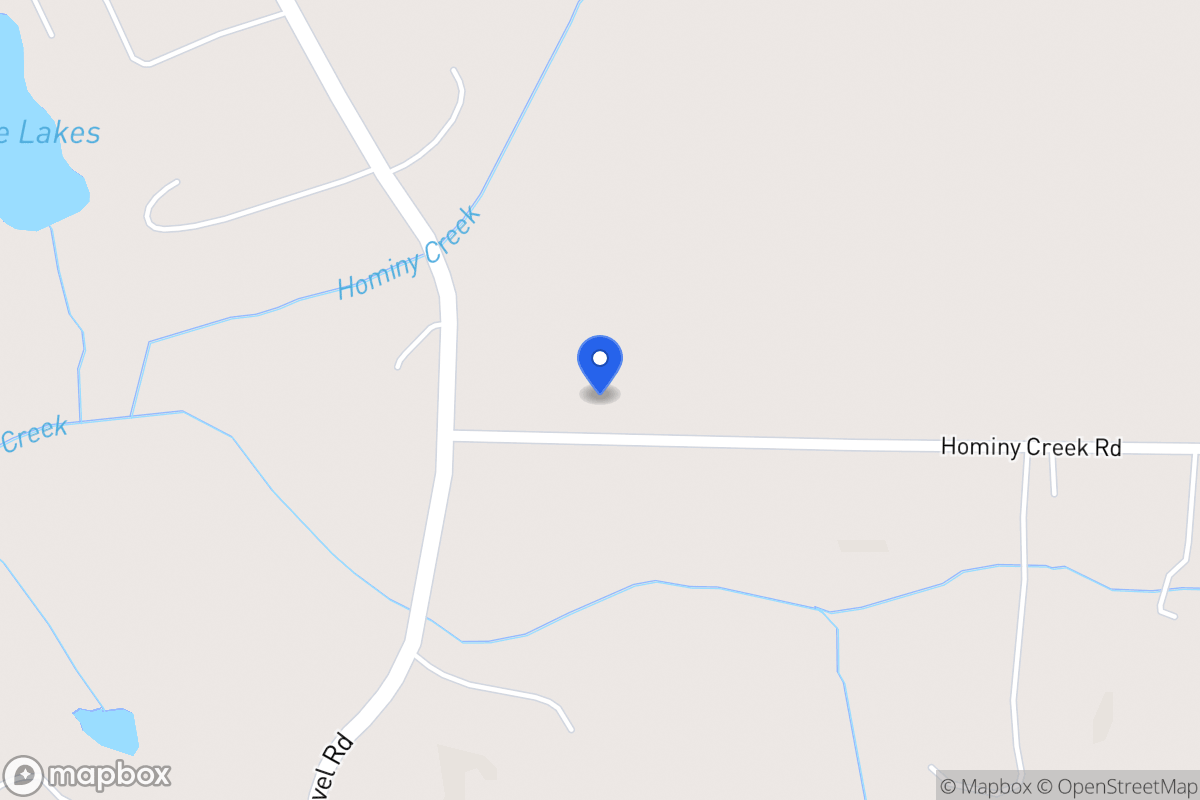 Map of 855 Hominy Creek Rd