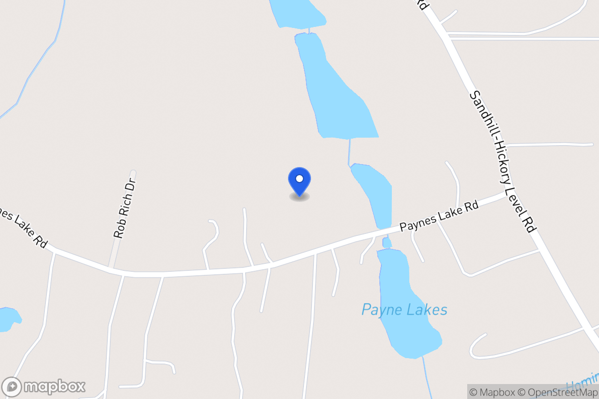 Map of 123 Paynes Lake Rd