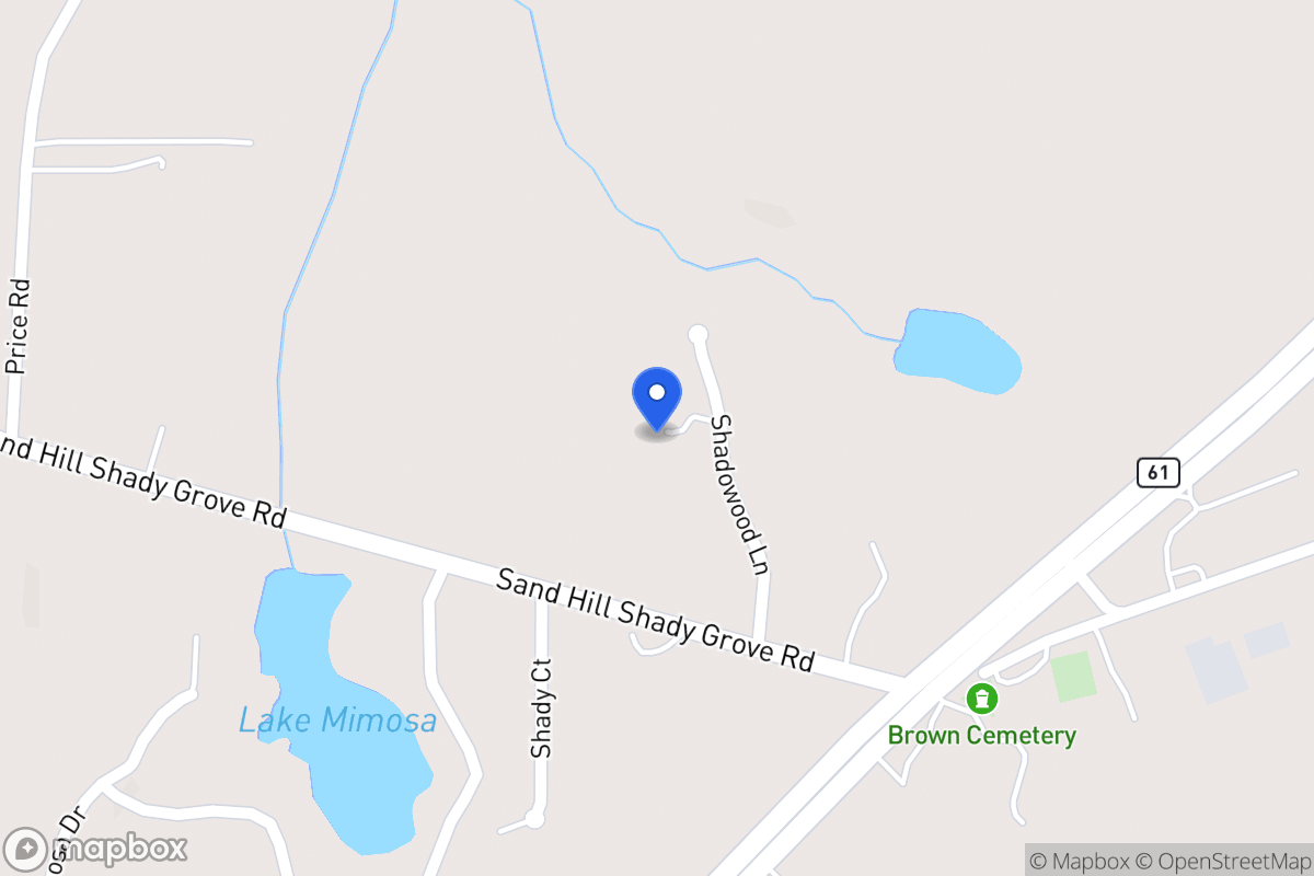 Map of 70 Shadowood Ln