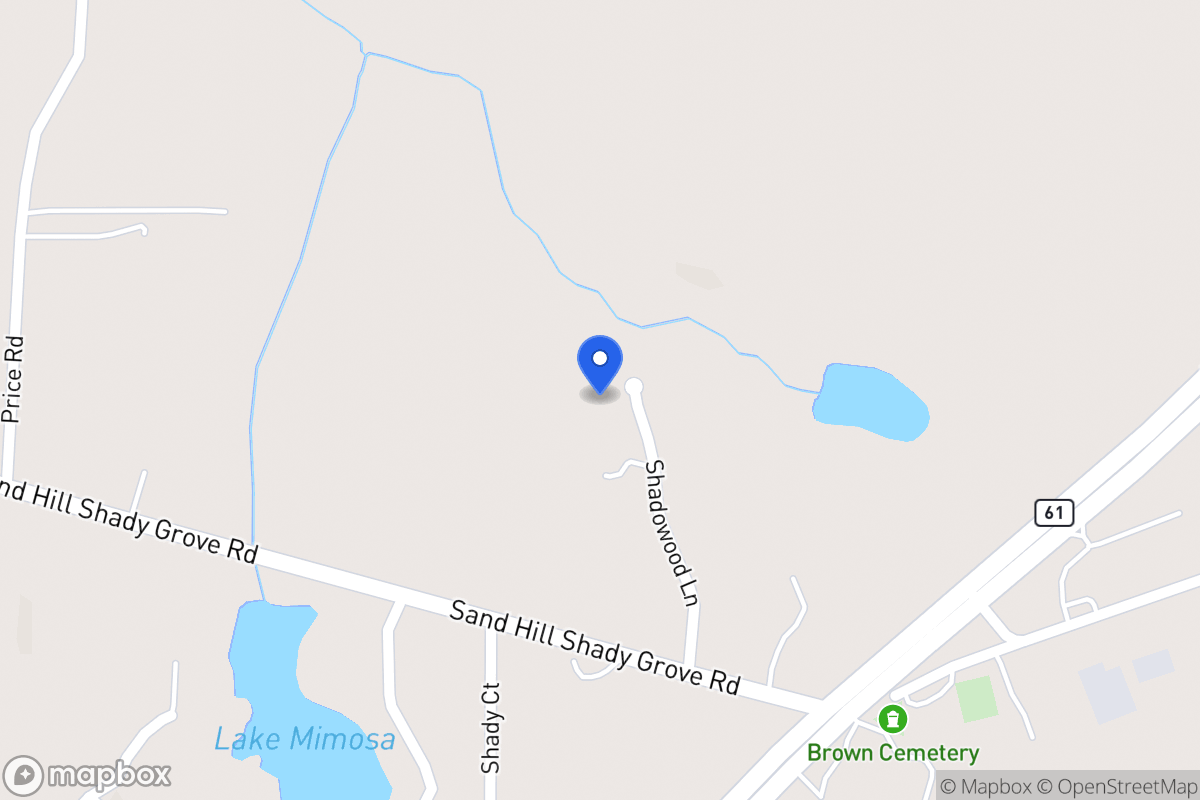 Map of 90 Shadowood Ln