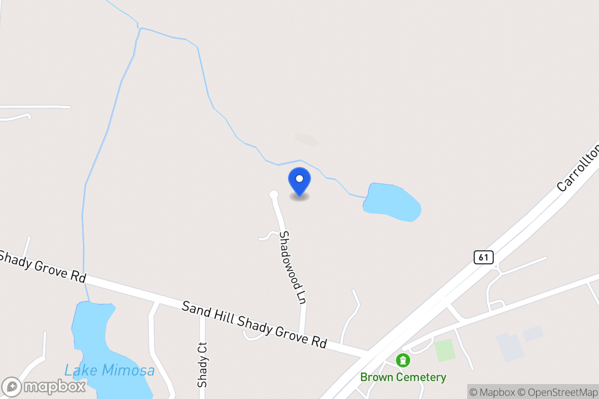Map of 85 Shadowood Ln
