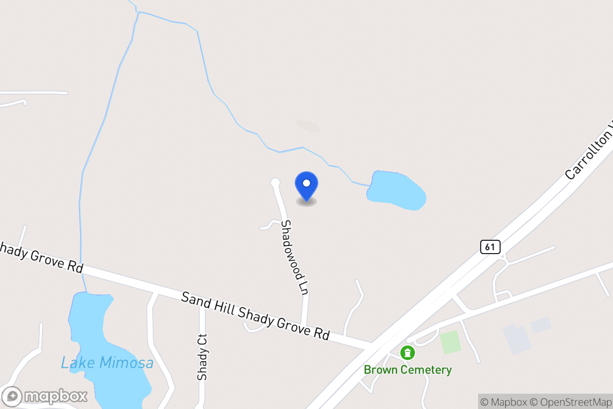 Map of 75 Shadowood Ln