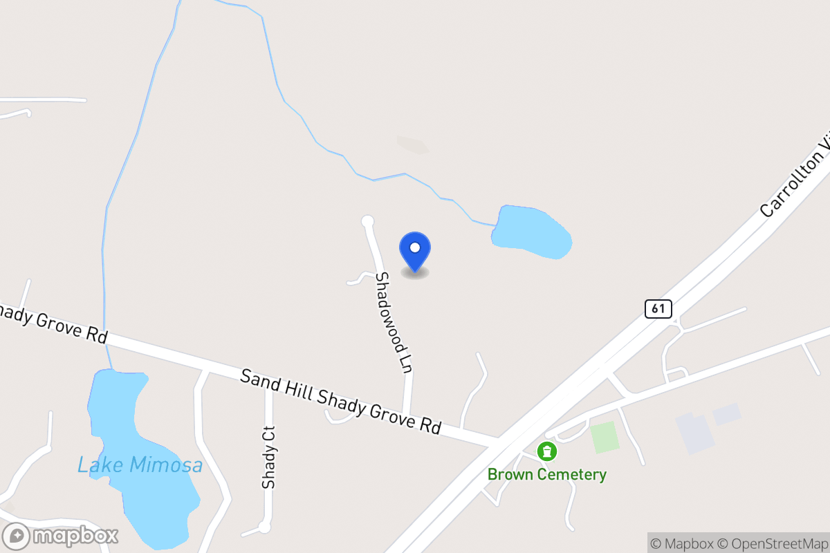 Map of 65 Shadowood Ln