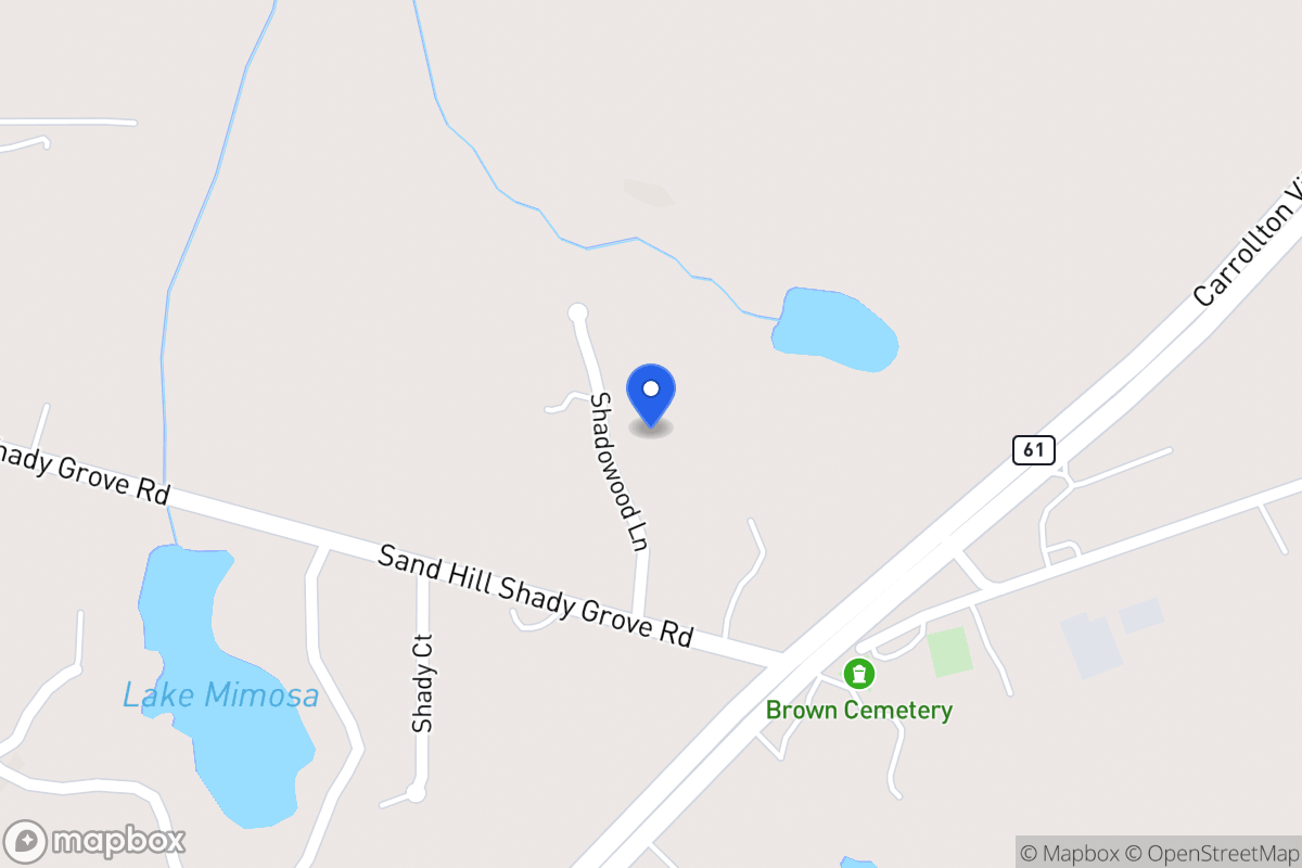 Map of 55 Shadowood Ln